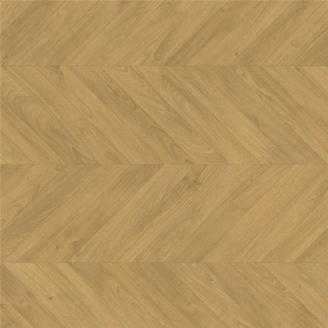 Quick-Step harðparket í chevron-munstri – Chevron Oak Natural