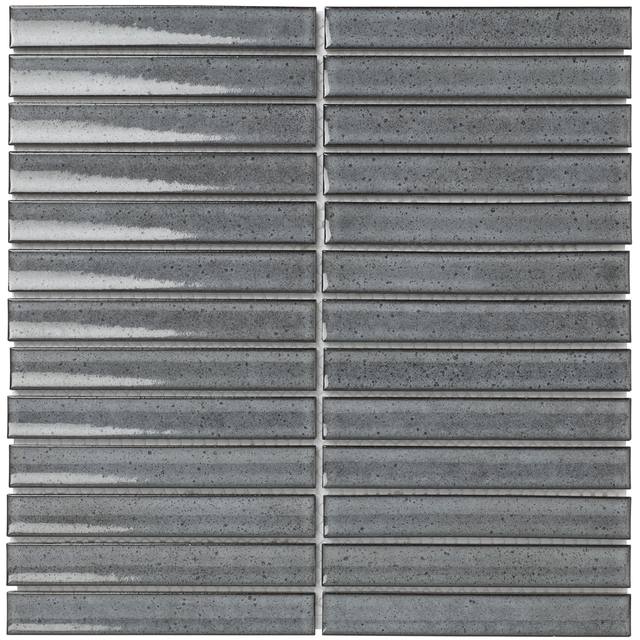 The Mosaic Factory Sevilla kitkat – Glossy Grey Sevilla