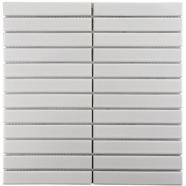 The Mosaic Factory Sevilla kitkat – Glossy White Sevilla